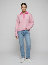 Collared Knit Button Jumper