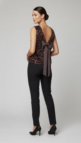 Sequin Sleeveless Party Top