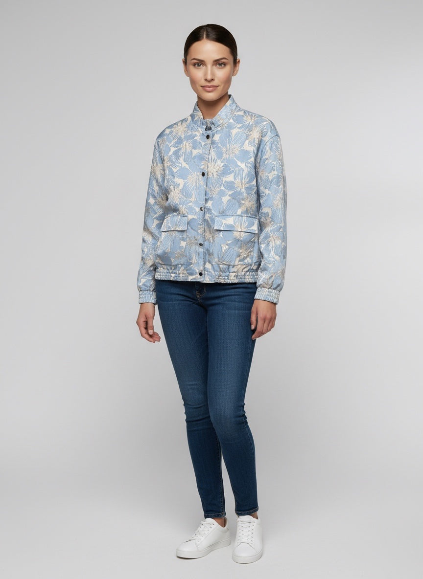 Floral Print Casual Jacket