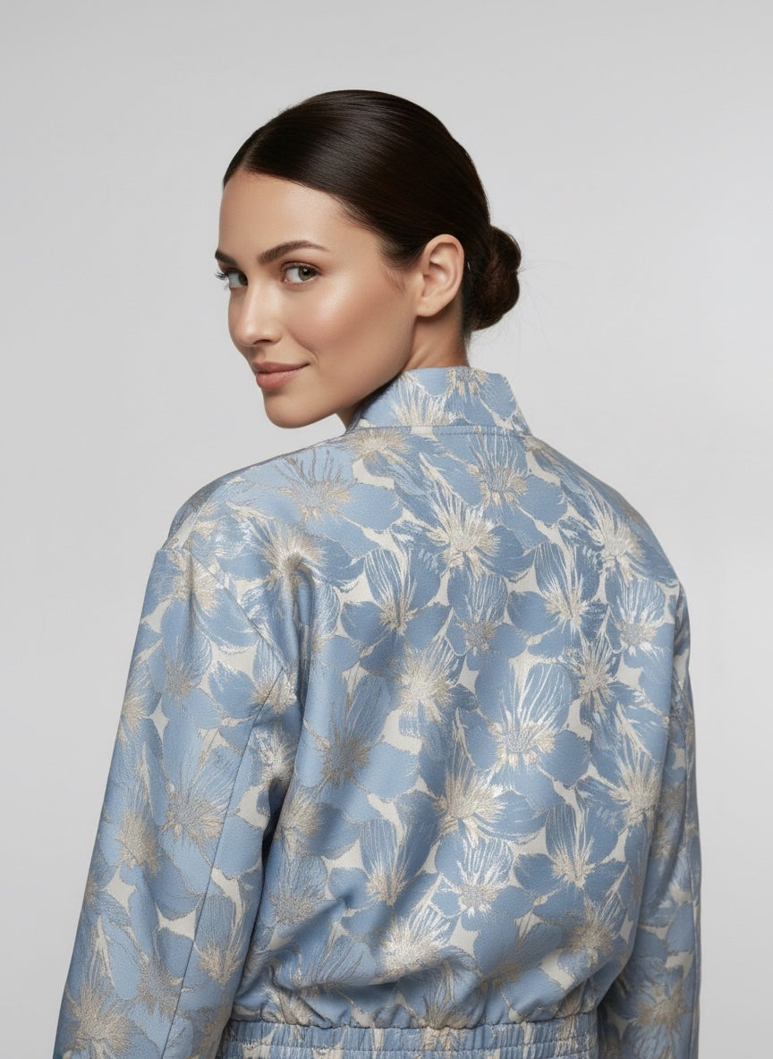 Floral Print Casual Jacket