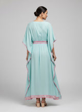 Serene Embroidered Tassel Maxi Dress