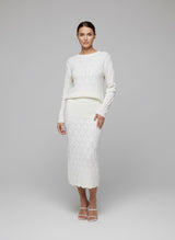 Scallop Hem Knit Co-Ord Set