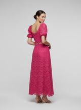 Lace Puff Sleeve Co-Ord Set