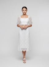 Lace Puff Sleeve Co-Ord Set