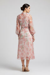 Floral Chiffon Maxi Dress