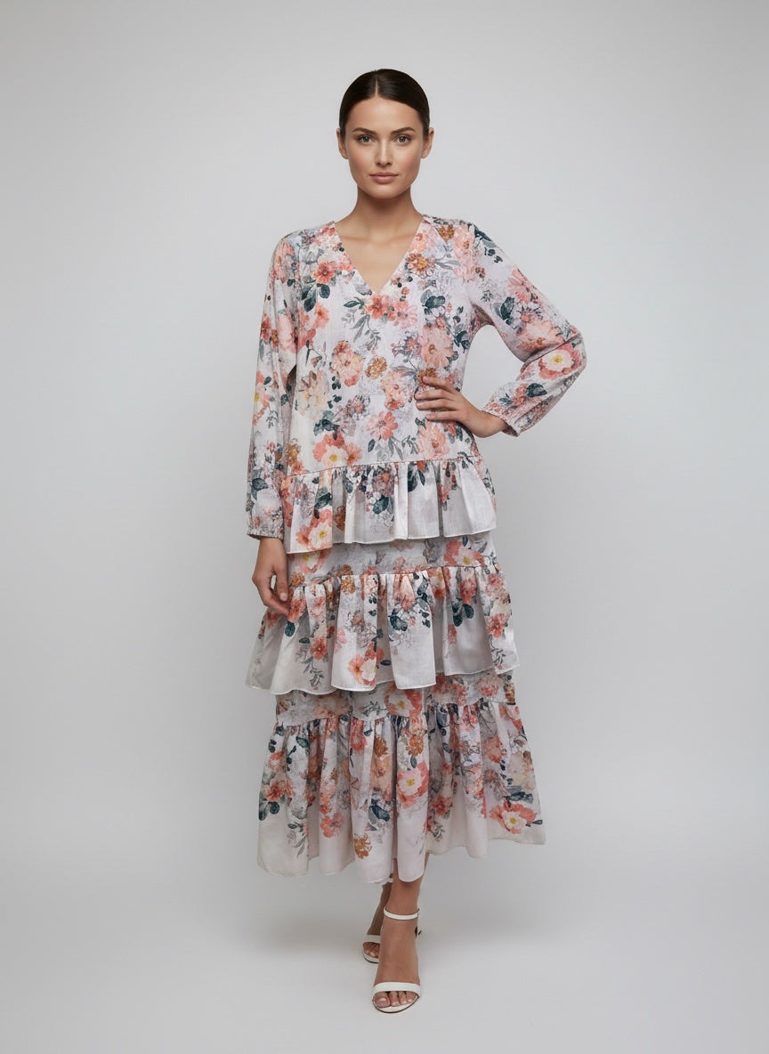 Blossom Tiered Maxi Dress
