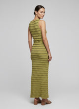 Textured Rib Knit Maxi Dress