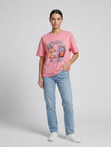 Aloha Beaches Graphic T-Shirt - Powderpink