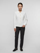 Tailored Slim Fit Trousers - White