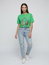 Aloha Beaches Graphic T-Shirt - Lime Green