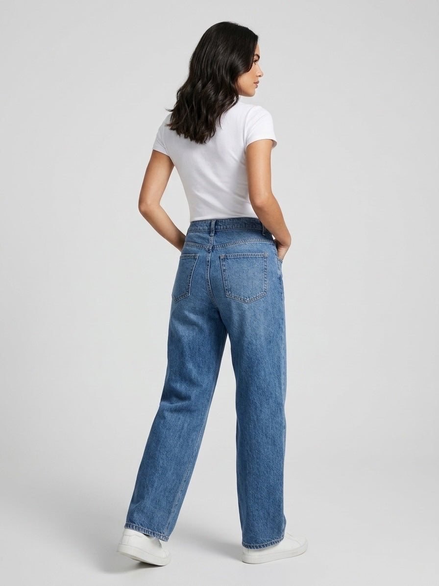 Relaxed Fit Denim Jeans - Denim (2)