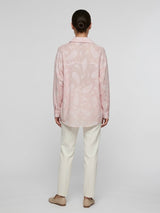 Paisley Embroidered Relaxed Shirt - Pink (2)