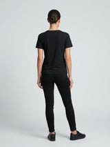 LOVE Appliqué Cotton T-Shirt - Black (2)