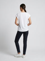 Graphic Print Cotton T-Shirt - White (2)