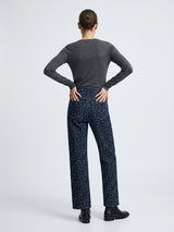 Star Embellished Straight Leg Jeans - Dark Denim (2)