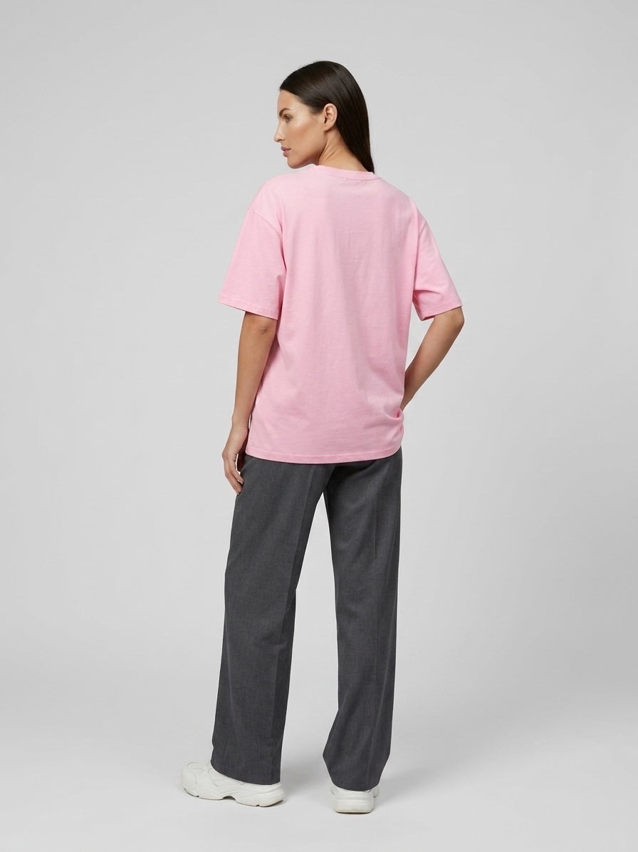 Graphic Corset Print T-Shirt - Baby Pink (2)