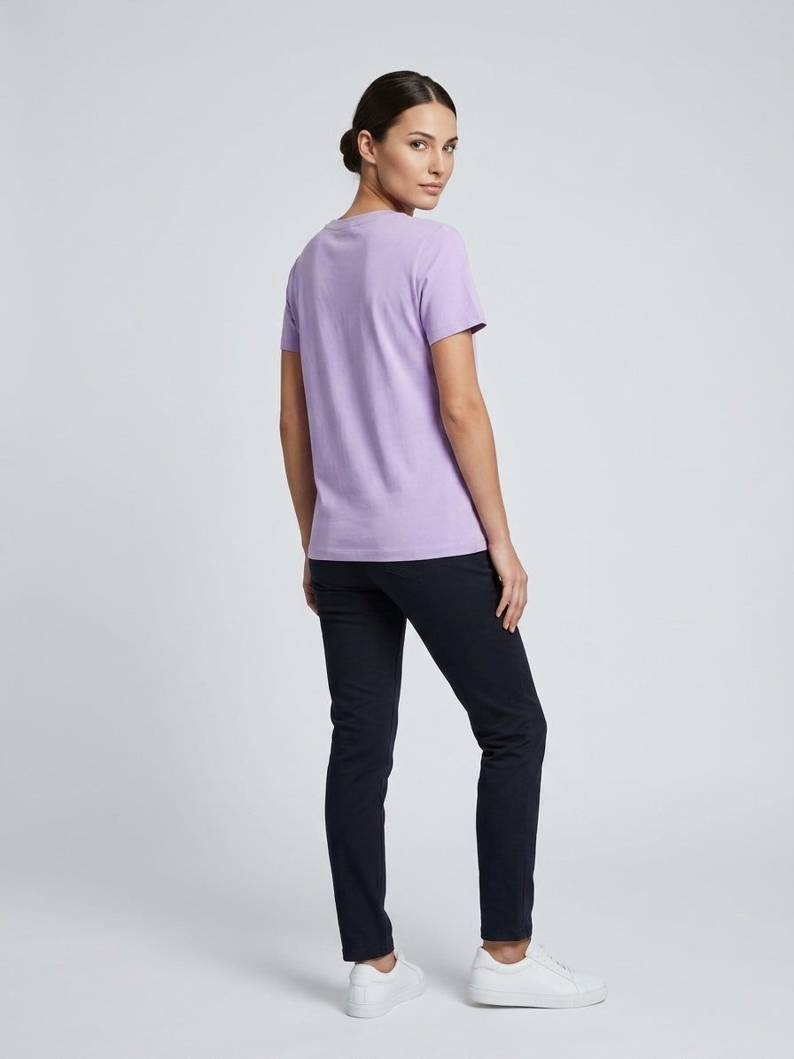 Graphic Crest T-Shirt - Lavender (2)