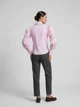 Voluminous Puff Sleeve Shirt - Lavender (2)