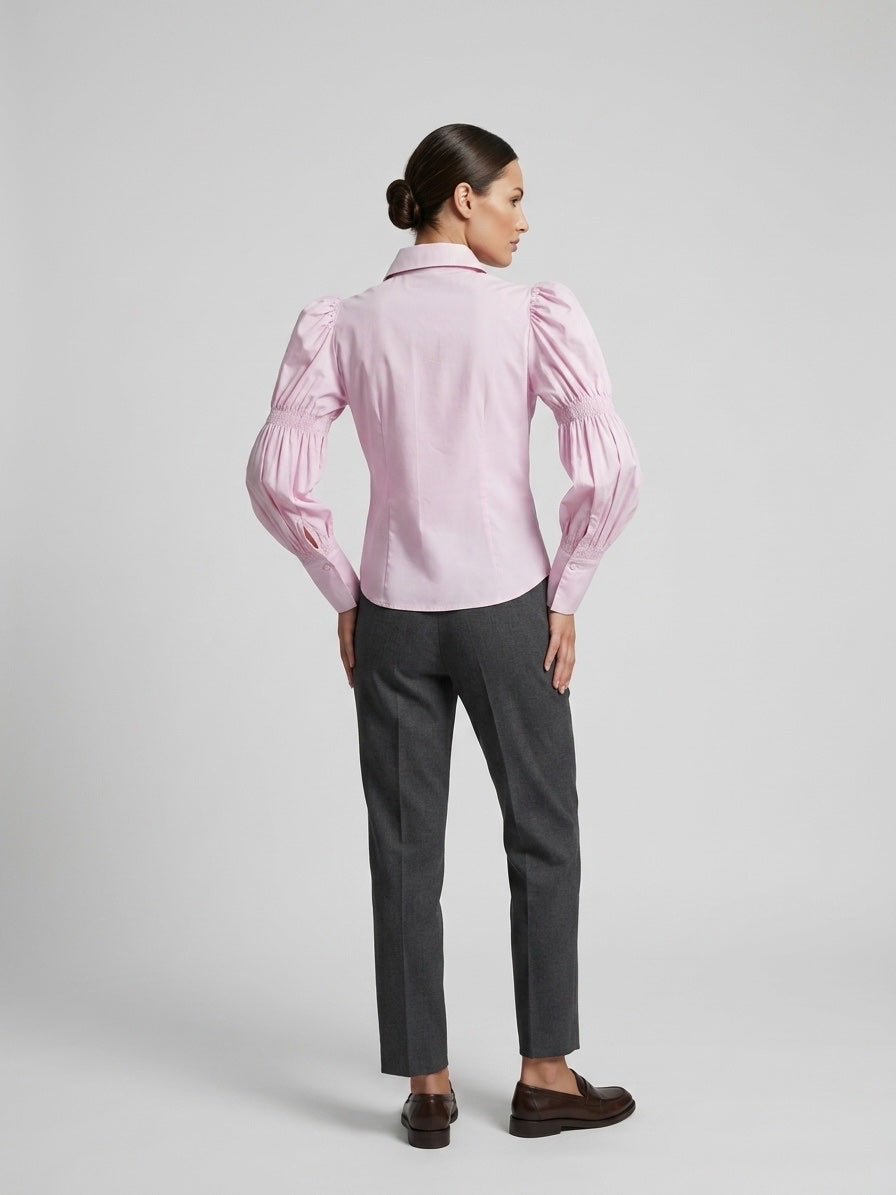 Voluminous Puff Sleeve Shirt - Lavender (2)