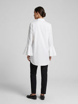 Flared Cuff Shirt - White (2)